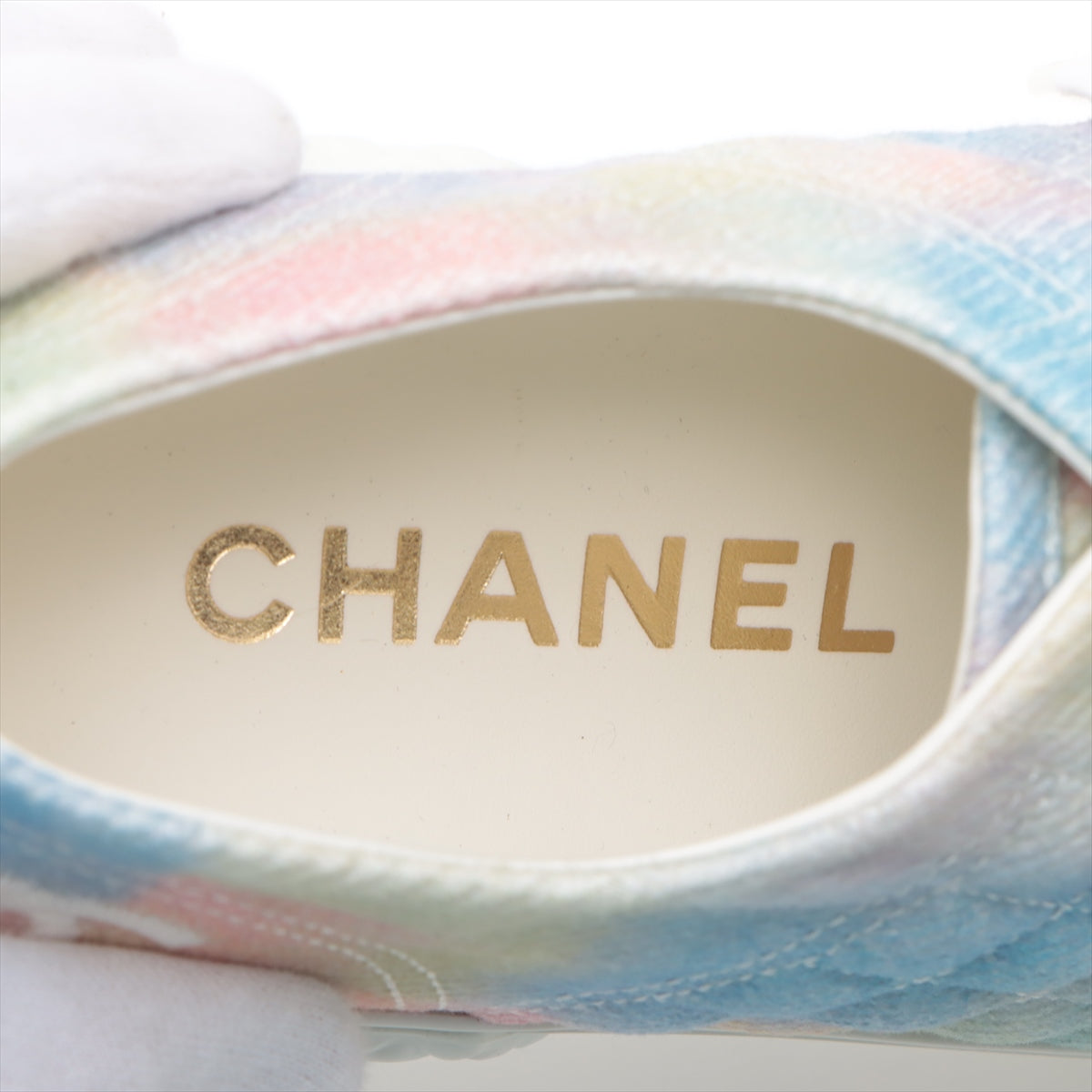 Chanel Coco 22SS Canvas Trainers 38C  Multicolor G38278 Matrasse