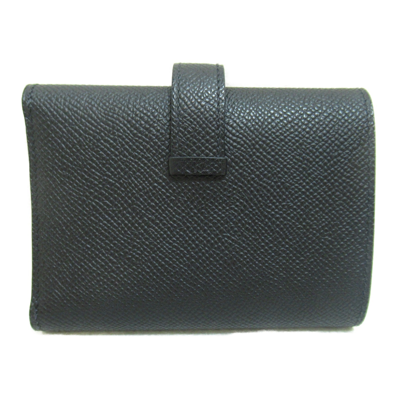 Hermes Hermes  Compact Multi_Pochette Three Fold Wallet Wallet Leather Epsom  Black