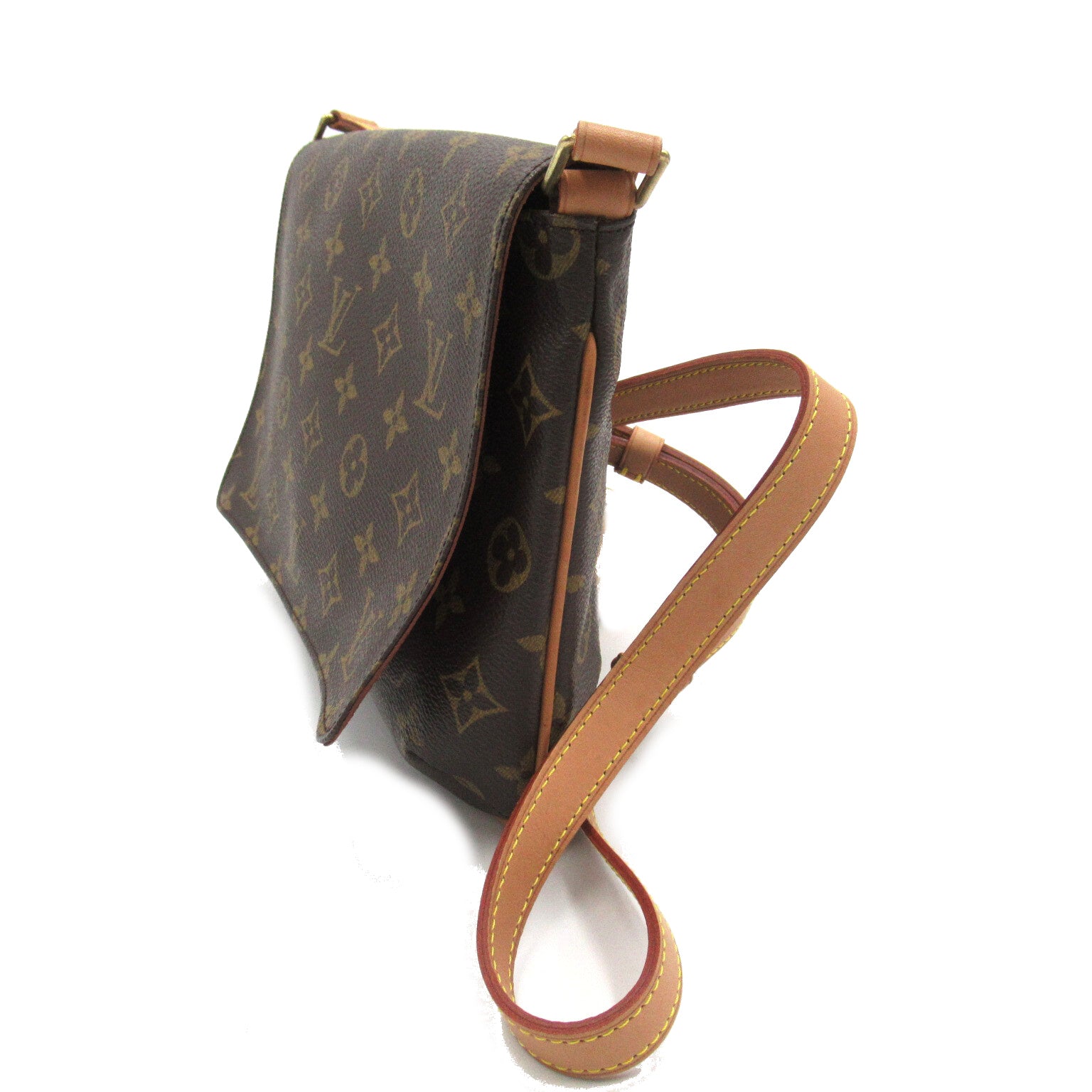 Louis Vuitton Louis Vuitton Musette Tango Long Shoulder Bag Shoulder Bag PVC Coated Canvas Monogram  Brown M51388