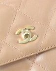 Chanel 2000-2001 Acrylic Top Handle Bag Pink Lambskin