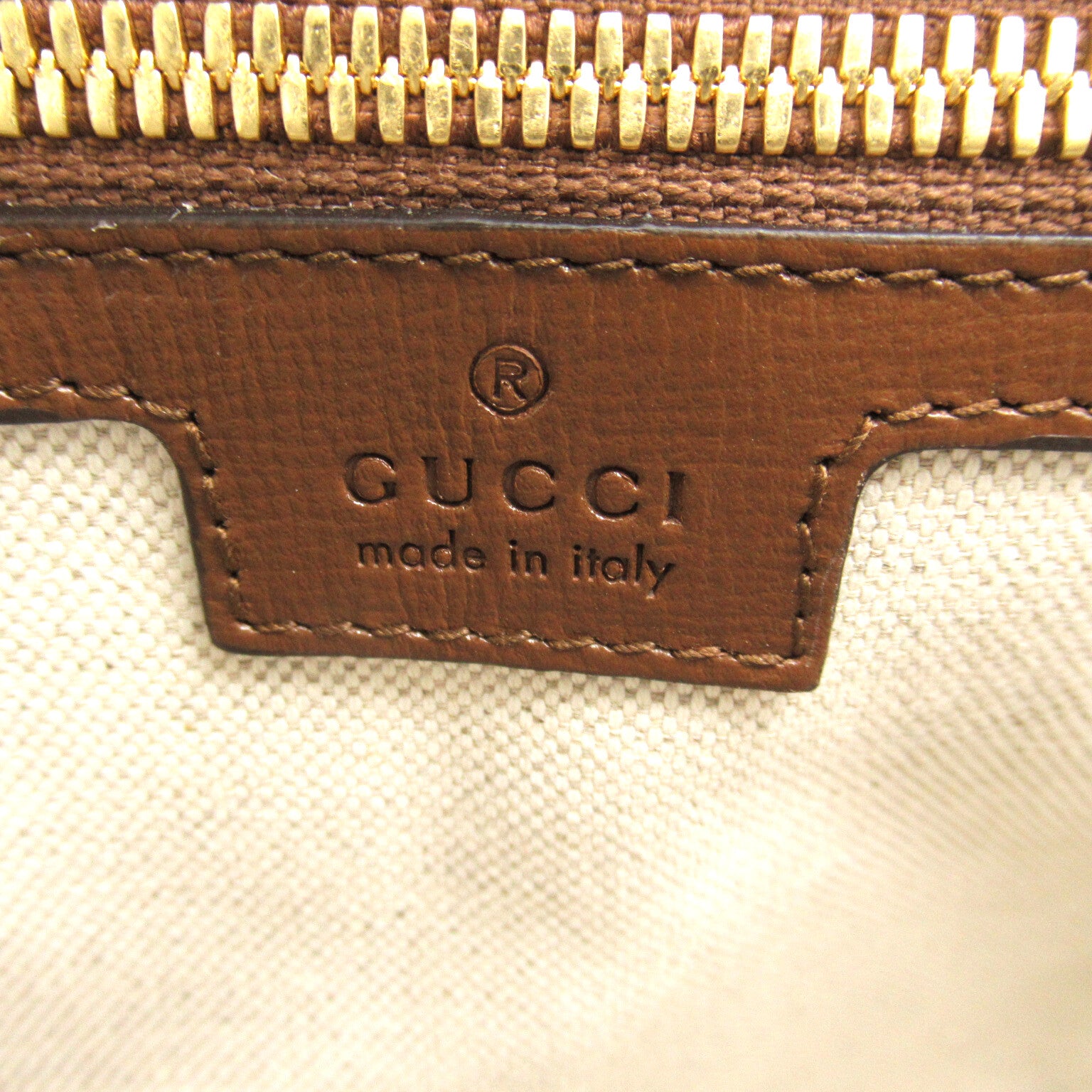 Gucci GG Supreme Interlocking G Shoulder Bag PVC Coated Canvas  Brown 67589192THG8563