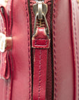Gucci GG canvas princess sliding shoulder bag 257065 beige wine red leather canvas ladies Gucci