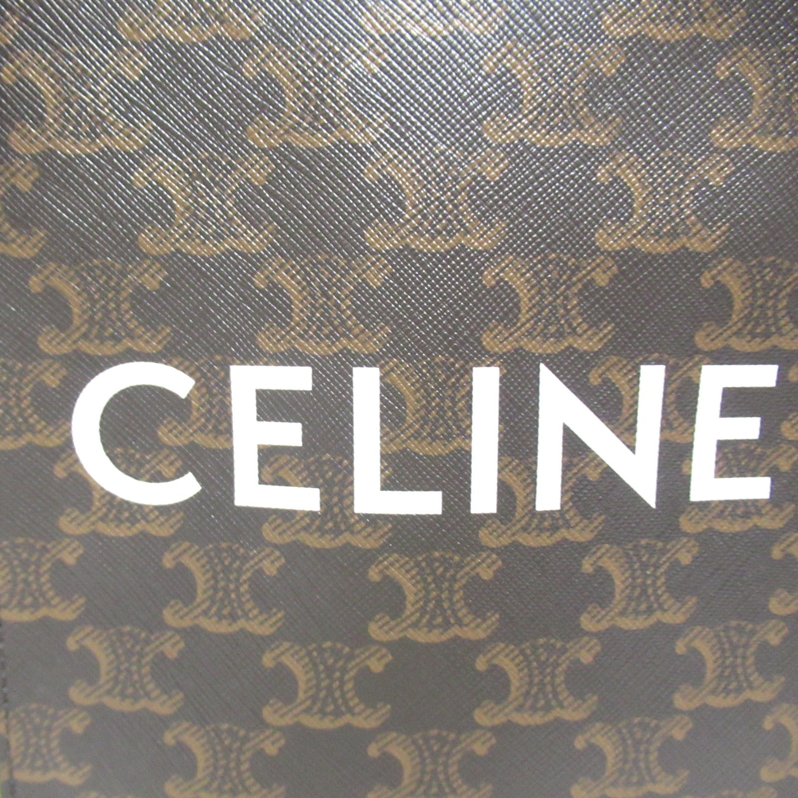 Celine Celine f Shoulder Bag Shoulder Bag Canvas  Canvas  Black Brown