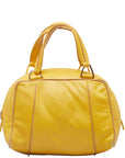 Loewe Anagram Mini Handbag Yellow Leather  LOEWE