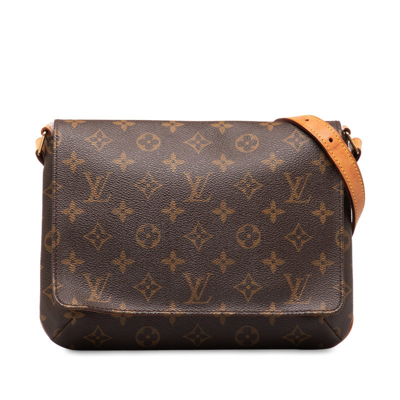 Louis Vuitton Monogram Musette Tango Short Shoulder Bag Handbag M51257 Brown PVC Leather  Louis Vuitton