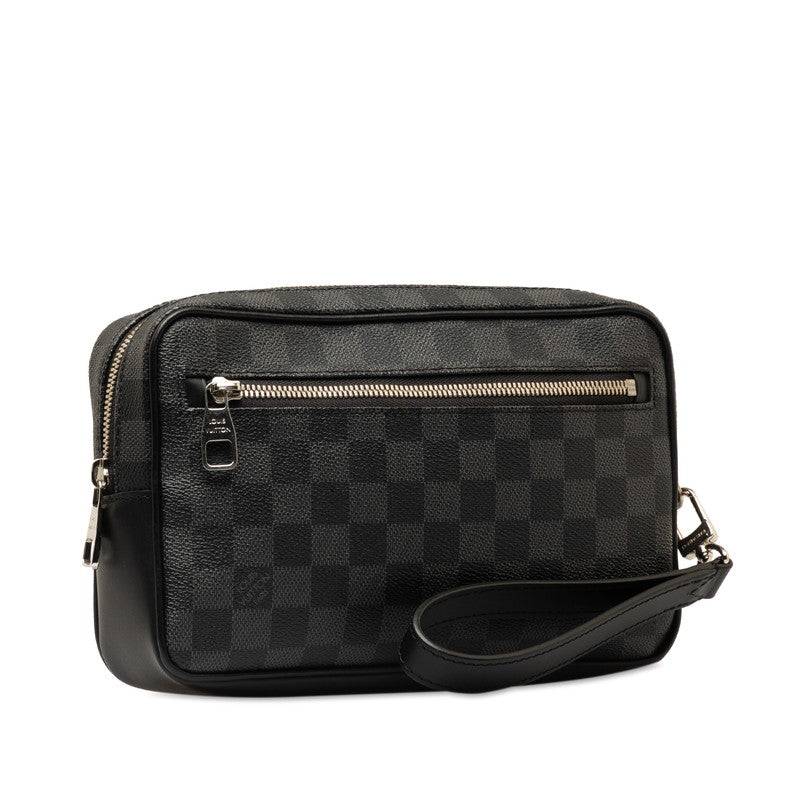 Louis Vuitton Damier 石墨 Pochette Cass Second Bag 雙肩包 N41664 黑色 PVC 皮革 Louis Vuitton