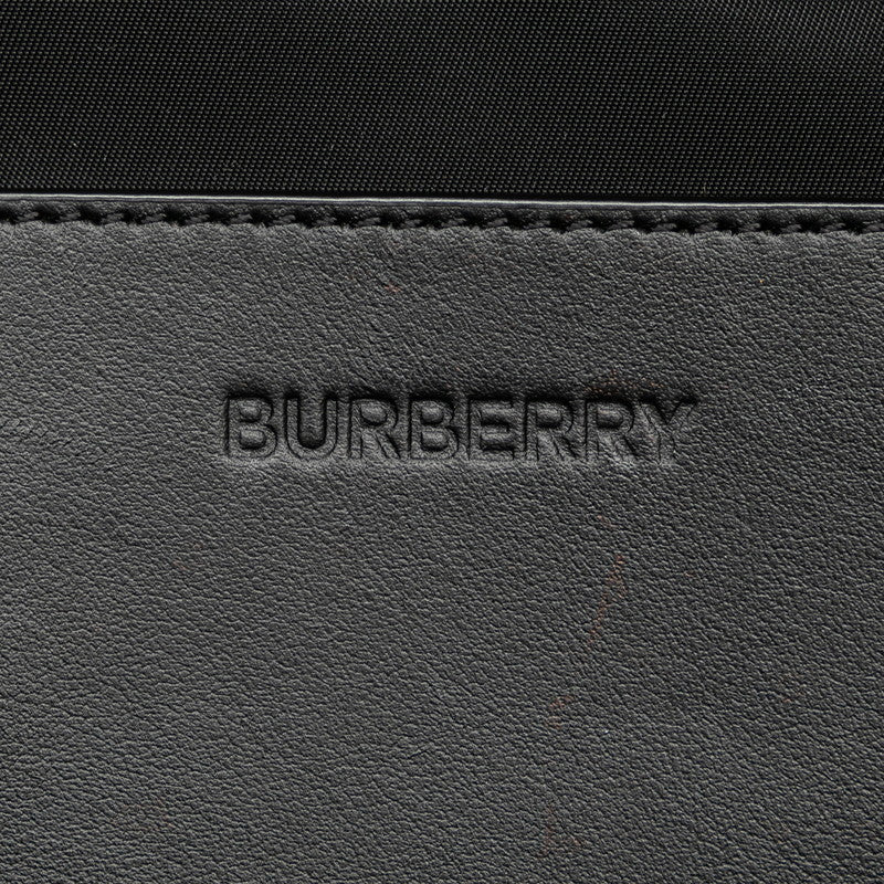 Burberry Logo Waisting Bag Body Bag Black Nylon
