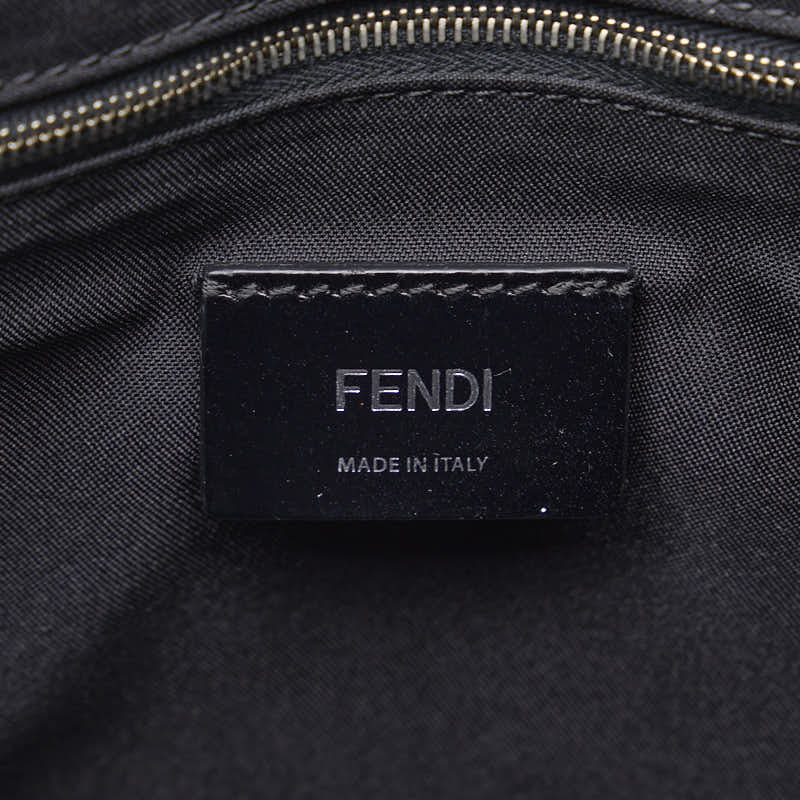 Fendi Monster Tote Bag 7VA367 Blue Black Nylon Leather  Fendi
