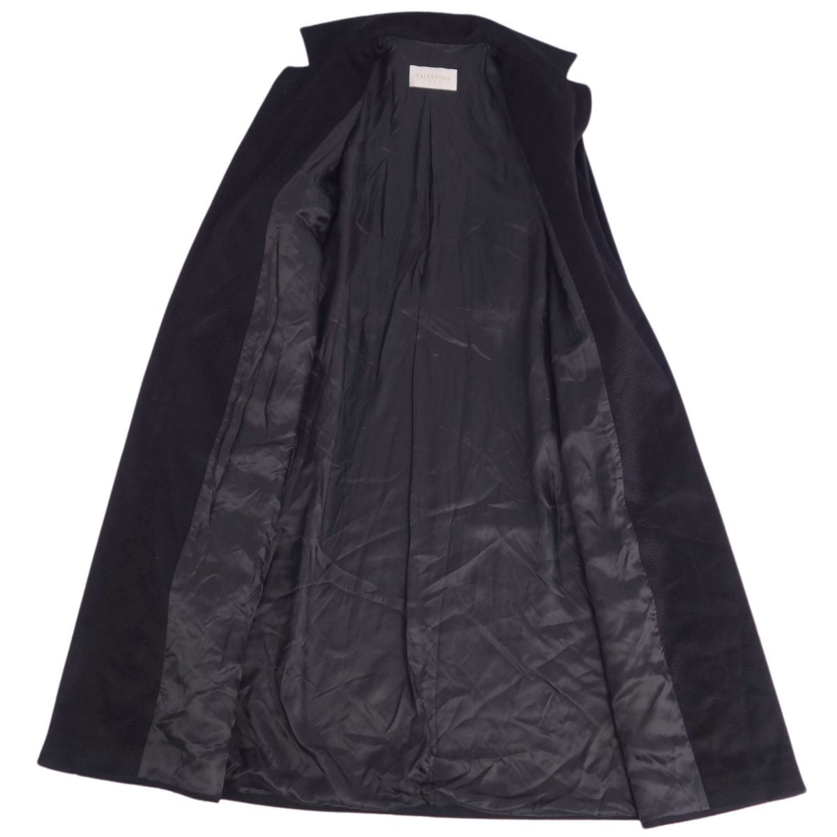 Valentino Long-coat 100% Out  42 (M equivalent) Black ()