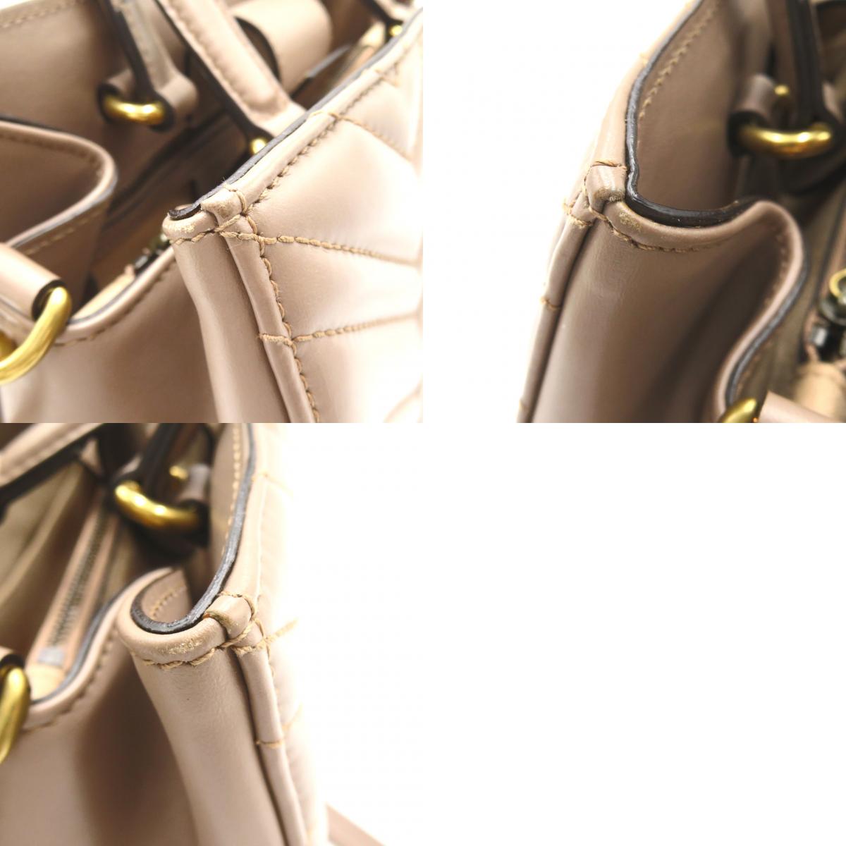 Gucci GG Marmont Handbag Handbag Handbag Leather  Beige Pink Beige 448054
