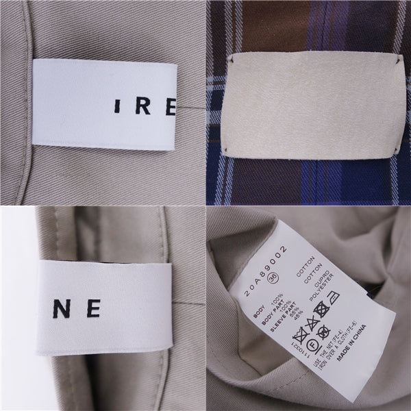 Irene IRENE Coat Reverseible Docg Trent Coat   36 (S equivalent) Beige  仙台 楽天市場店