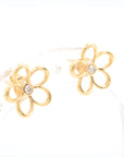 Tiffany's Garden Flower Diamond Stud_Earrings 750 (YG) 2.1g