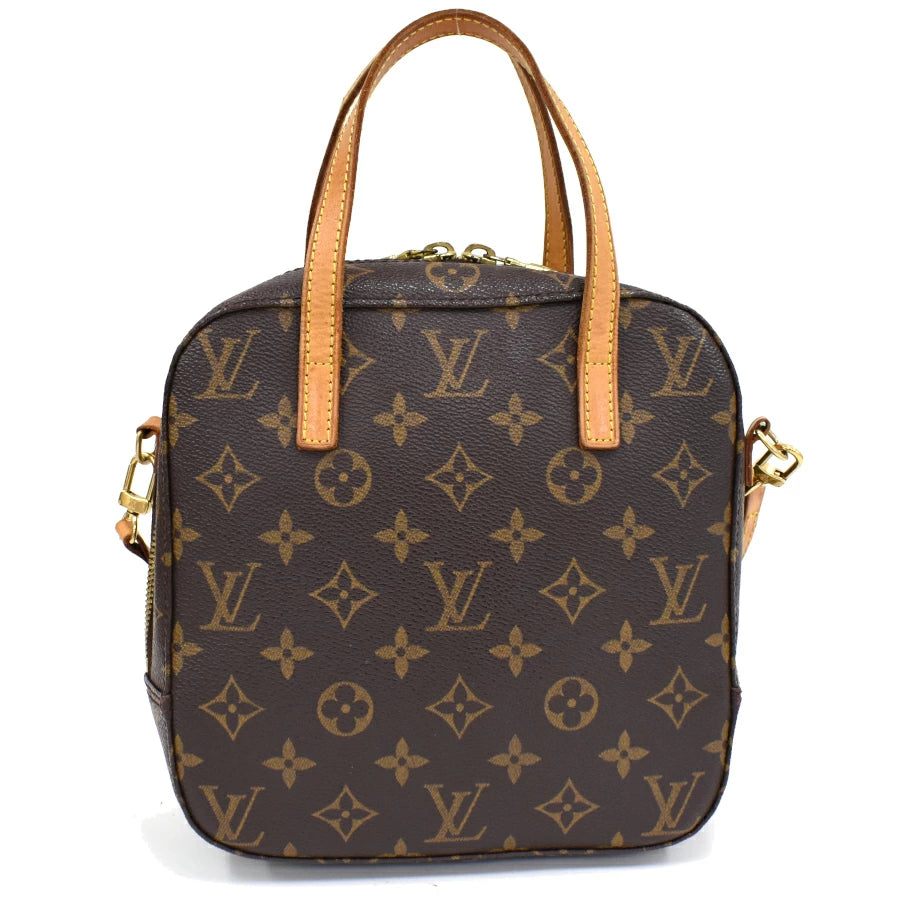 Authentic Louis Vuitton Spontini Leather Shoulder Bag Monogram Purse  Classic