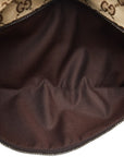 Gucci GG Canvas Body Bag Waist Bag 28566 Beige Brown Canvas Leather  Gucci