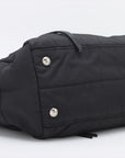 Prada  Nylon x Leather 2WAY Handbag Black