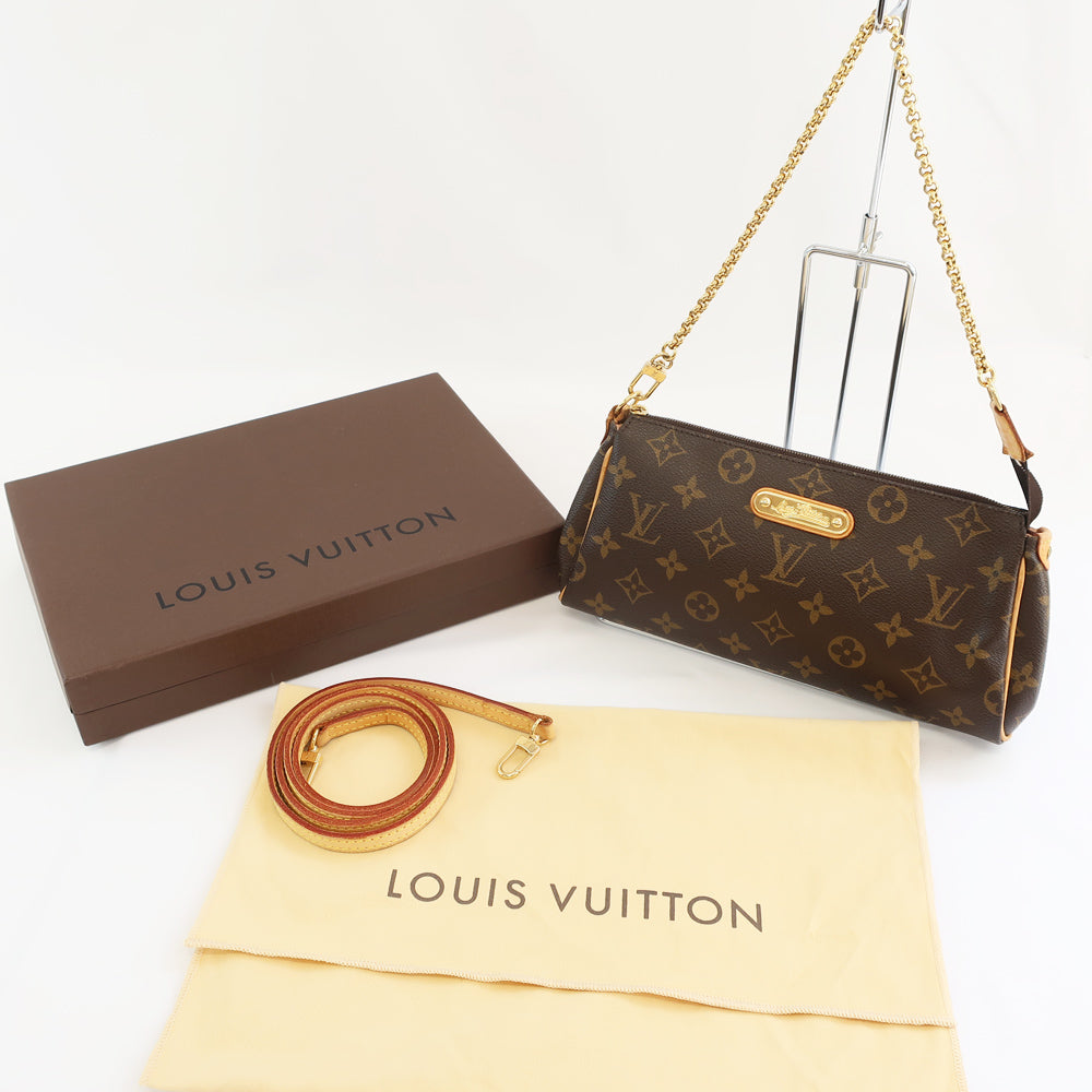 Louis Vuitton Monogram EVA M95567 2WAY Brown Tea G  Handbag Handbag