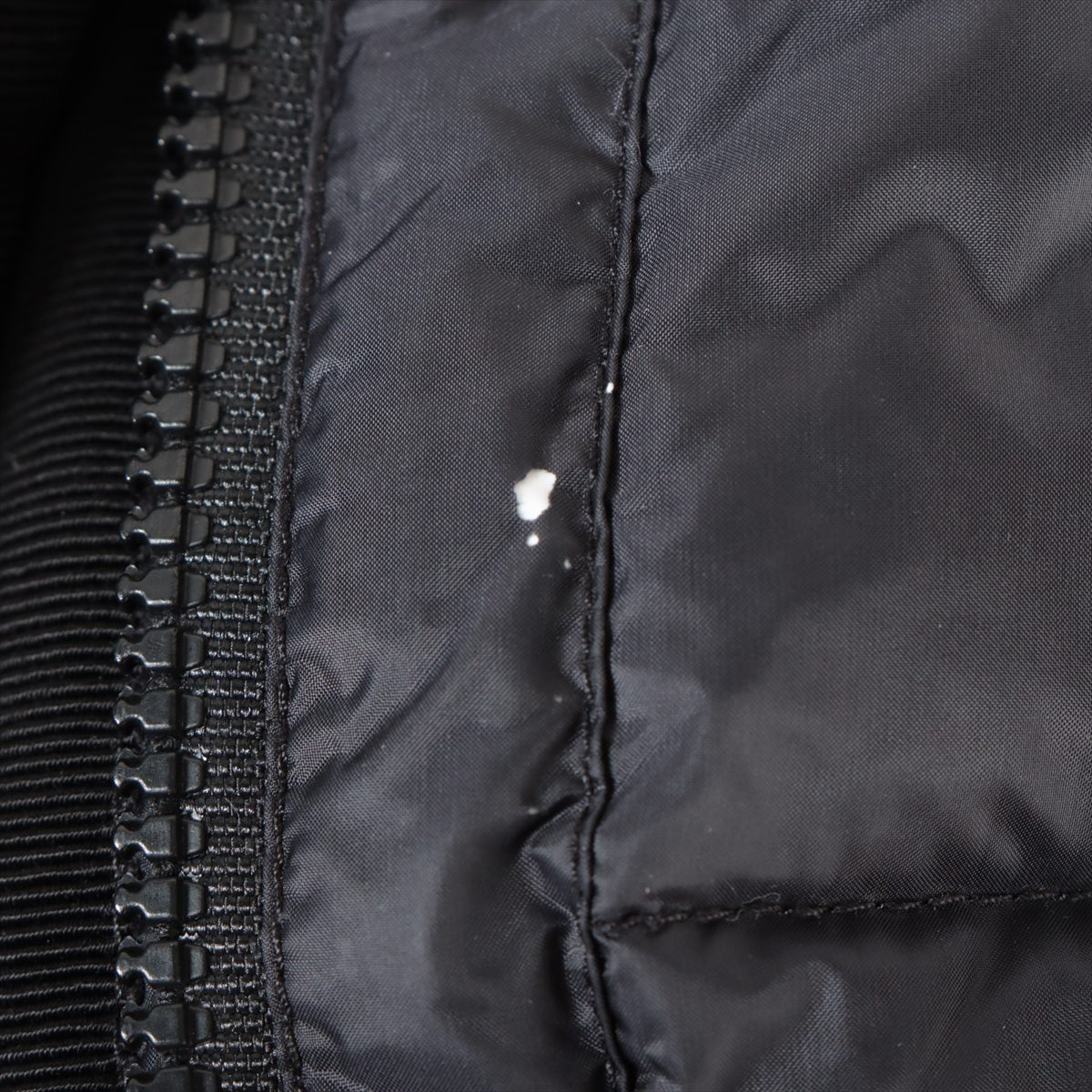 Moncler HERMINE 17 Years Nylon Downcoat 3  Black  Waste