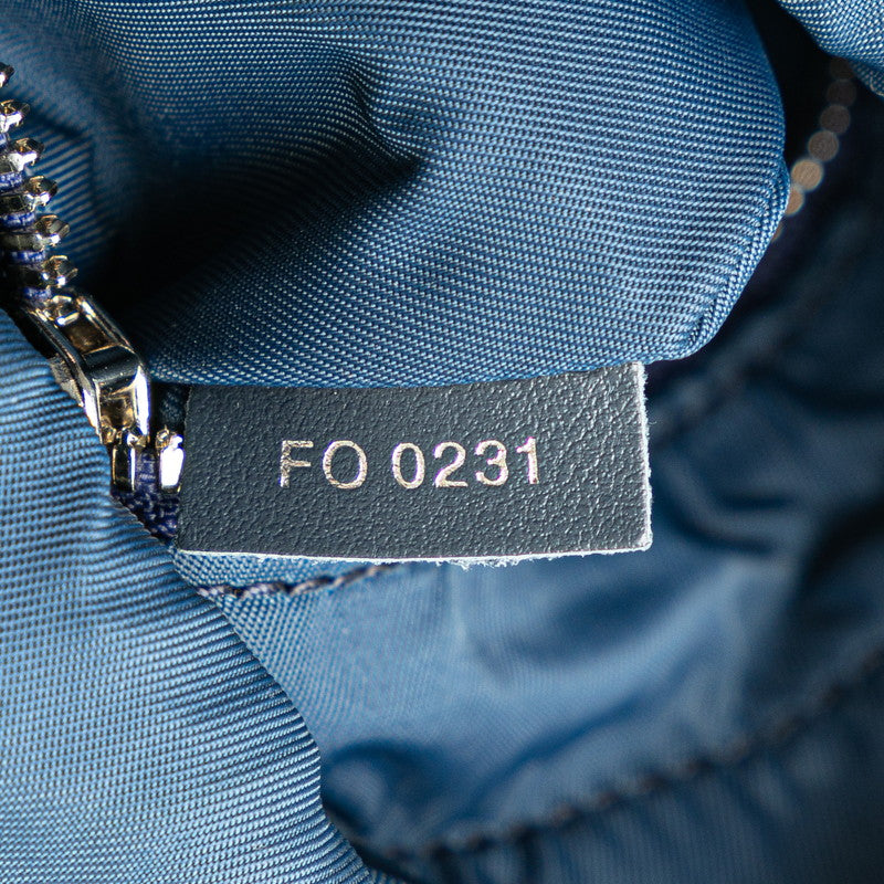 Louis Vuitton Monogram Water  Sac Maran Messenger Bag Shoulder Bag M57830 Blue Navy Cotton Linen  LOUIS VUITTON
