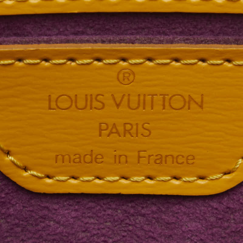 Louis Vuitton Epi Saint Jacques Handbag M52279 Tasili Yellow Leather  Louis Vuitton