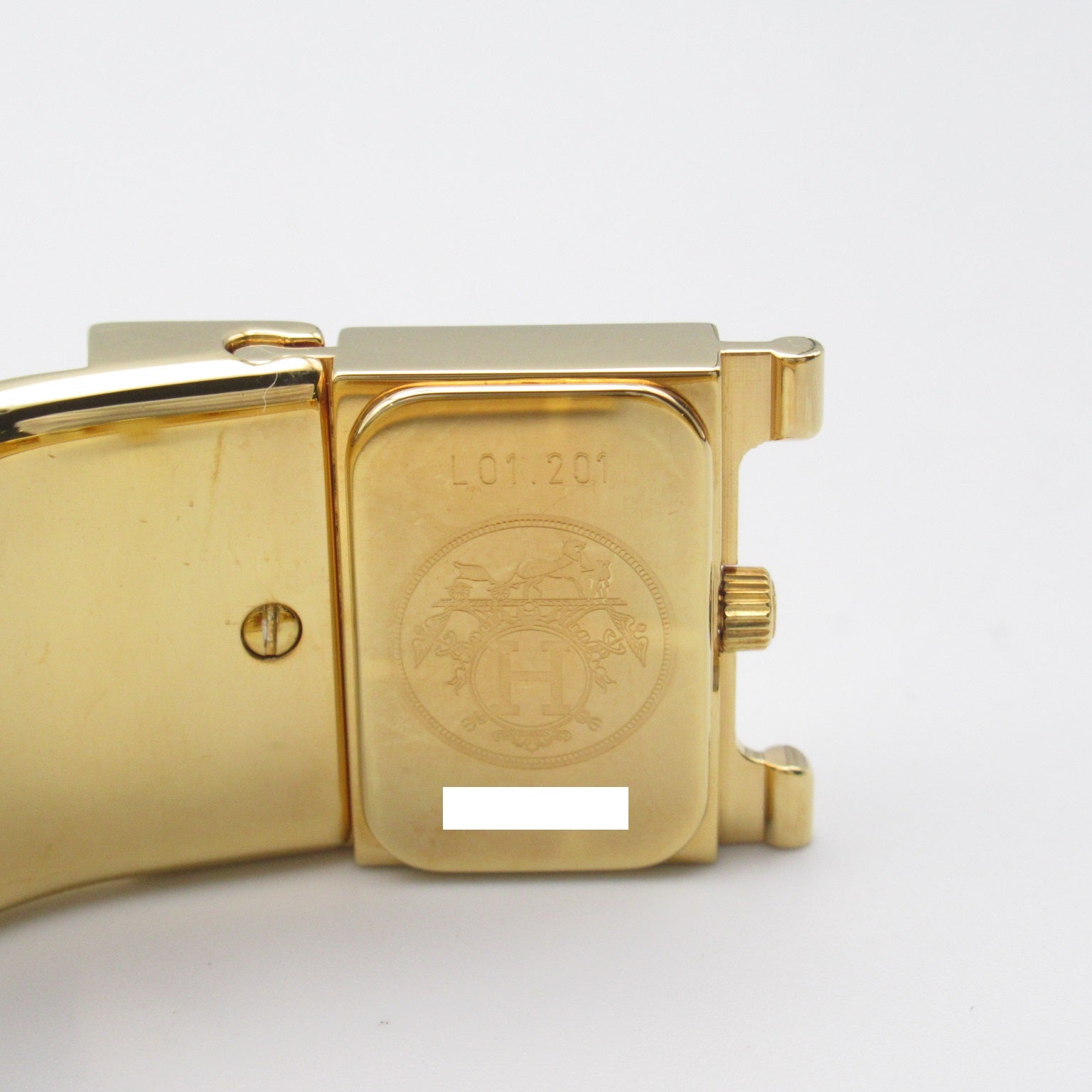 Hermes Hermes Lockheed Watch GP (Gen Mask)  Gold  LO1.201