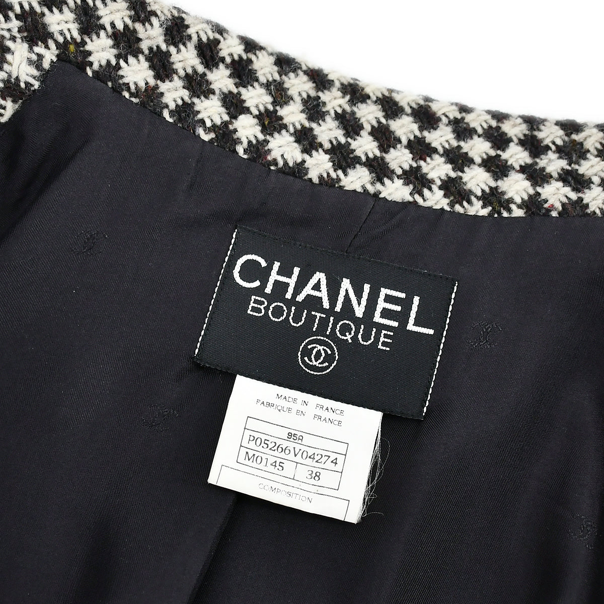 Chanel Fall 1995 CC-button single-breasted jacket 