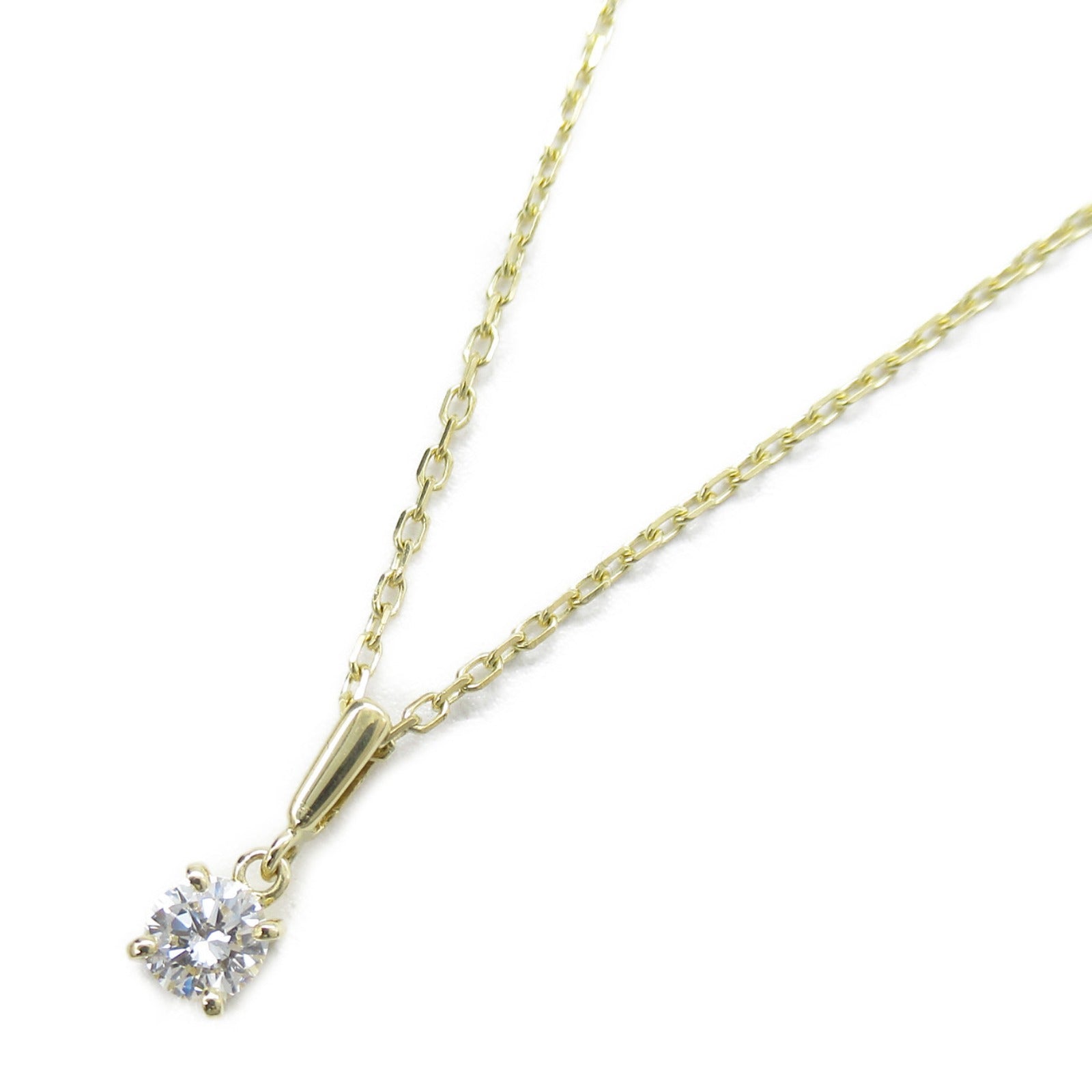Mikimote Diamond Necklace K18 (yellow g) Diamond  Clearance