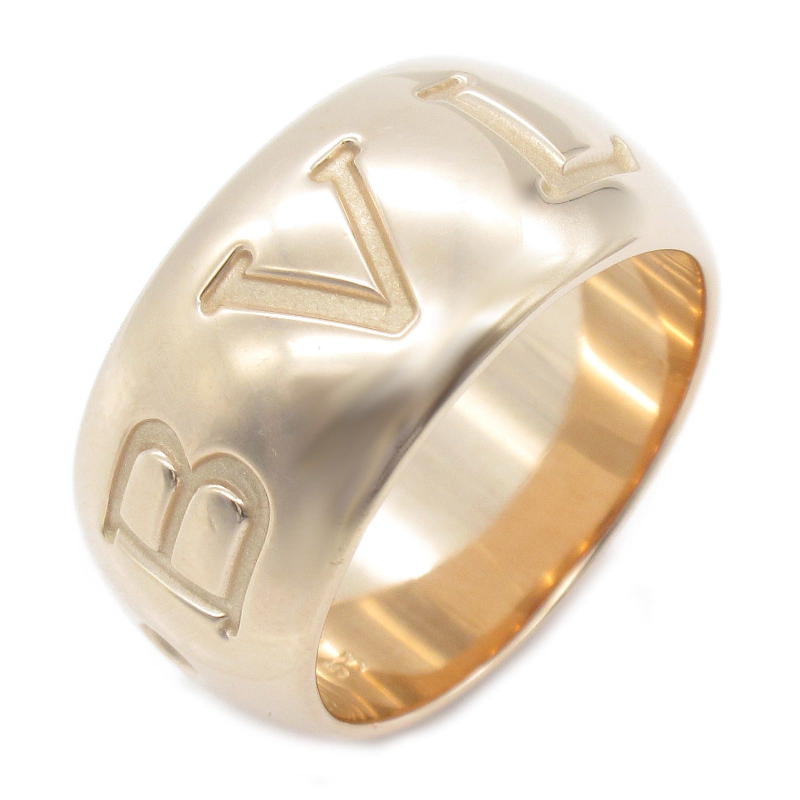 Bulgari BVLGARI Monologoring Ring and Ring Jewelry K18PG (Pink G)  Gold