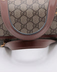 Gucci GG Supreme 2WAY Handbag Brown 645453