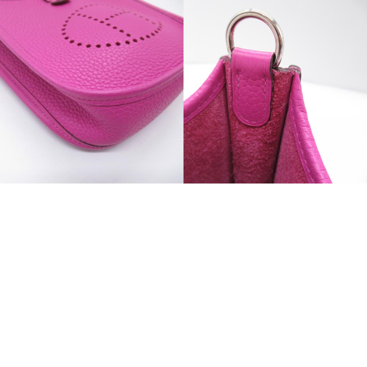 Hermes Everin Amazon TPM Magnolia Shoulder Bag Leather ant  Pink Shirt