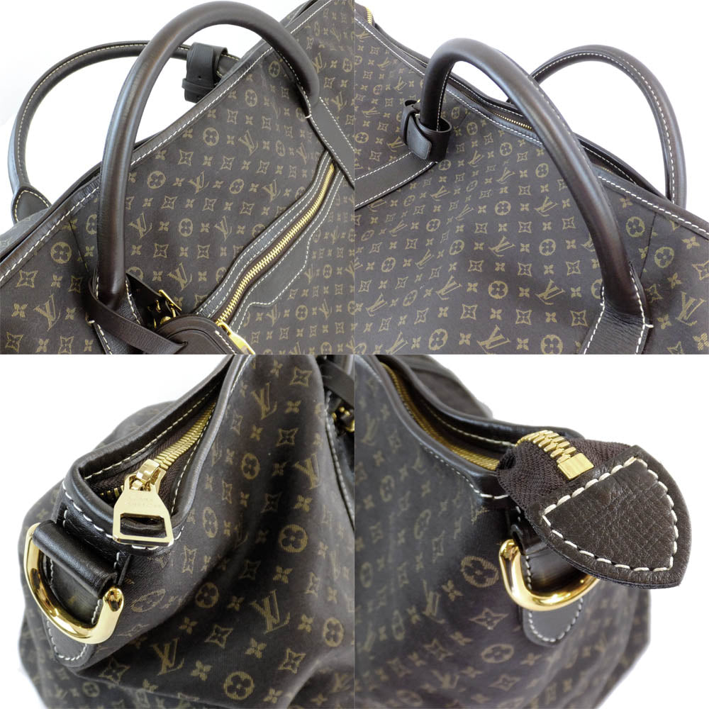 Louis Vuitton Odysseus Boston Bag Monogram Idyl Dark Brown G  M40482 Cadena Travel Bag