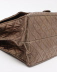Chanel Matrasse Leather Chain Shoulder Bag 2.55 Gold Silver Gold