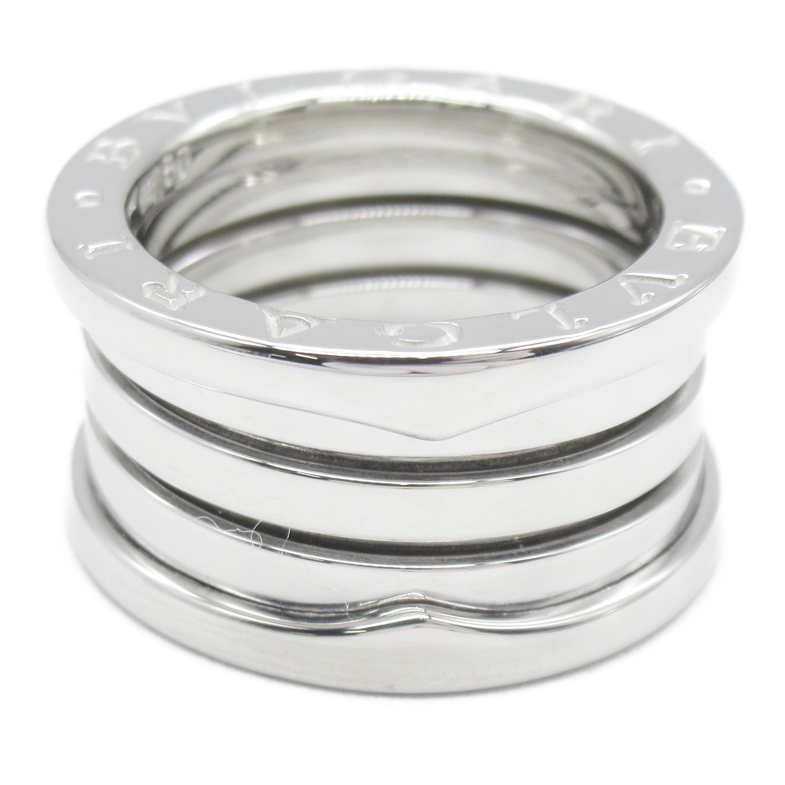 Bulgari BVLGARI B-zero1 Beezero One 4 Band Ring Ring Ring Ring Jewelry K18WG (White G)   Silver