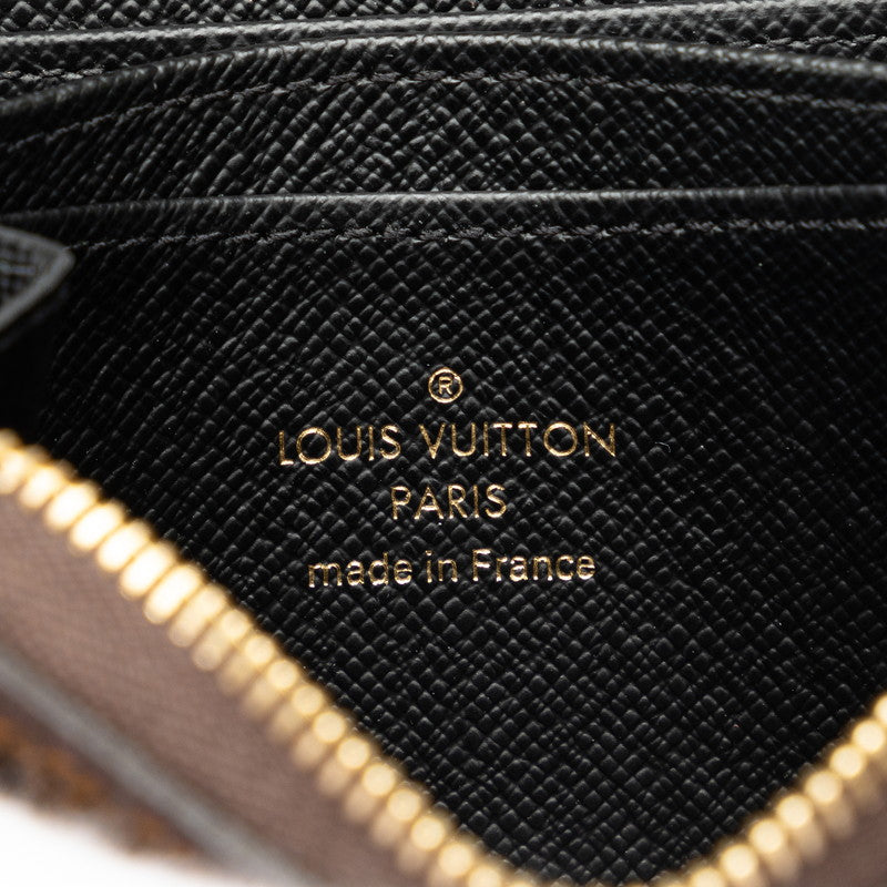 Louis Vuitton Monogram Giant Zippy Coinpace Coincase M69354 Brown PVC Leather Men LOUIS VUITTON