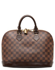 Louis Vuitton Almaty PM Handbag N53151 Brown PVC Leather  Louis Vuitton