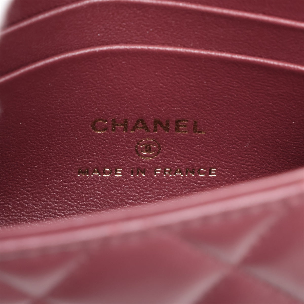 Chanel Mini Matrasse  Chain Shoulder Bag Top Handle Bordeaux G