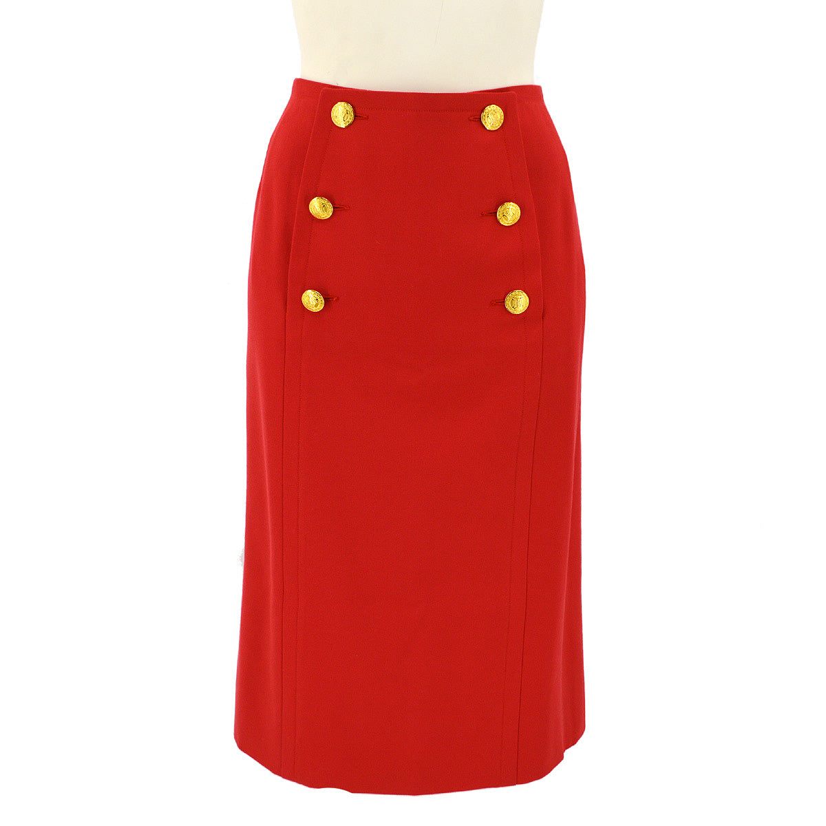 Celine button-embellished pencil skirt 