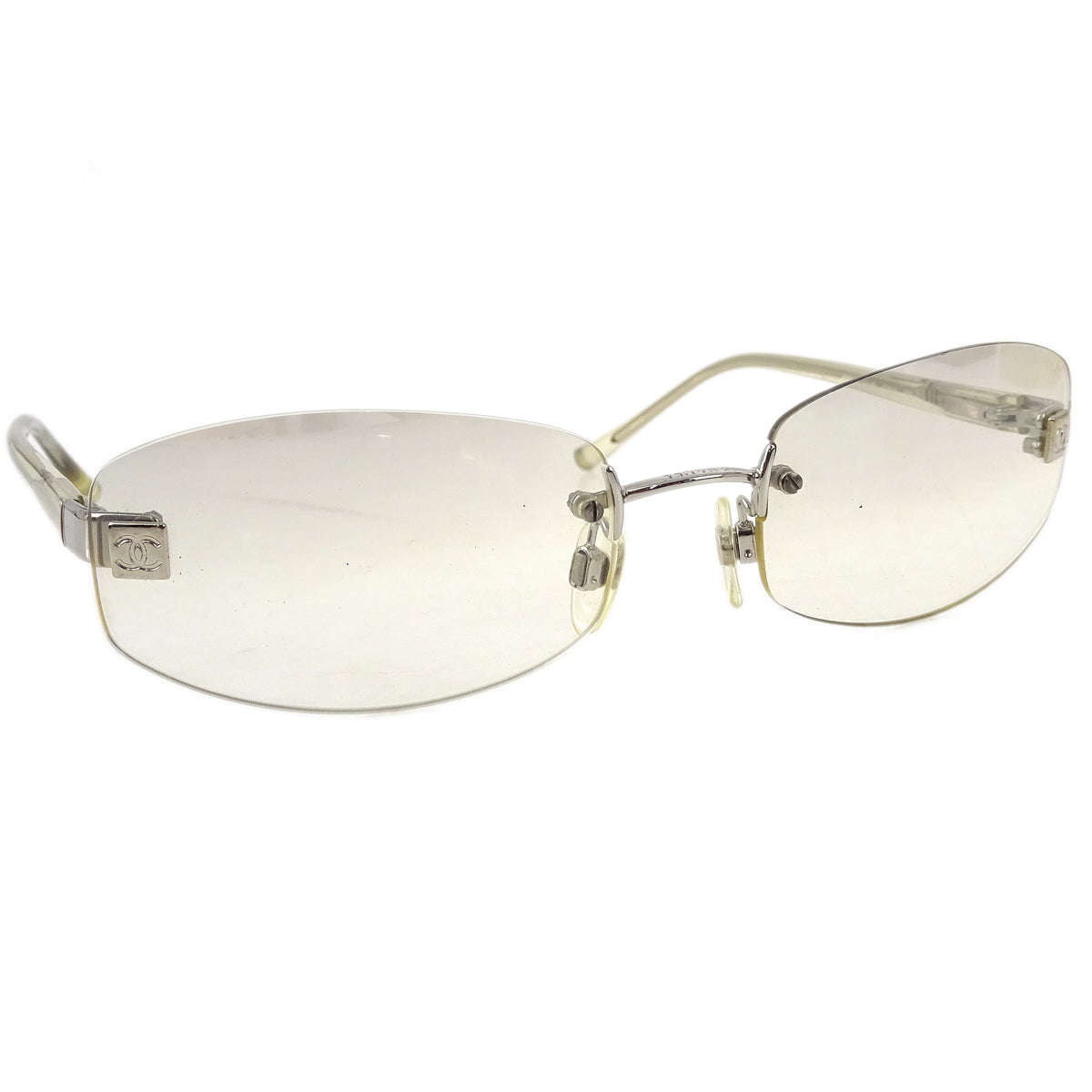 Chanel Sunglasses Eyewear Clear Small Good