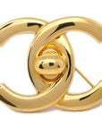 Chanel CC Brooch Pin Gold 96A