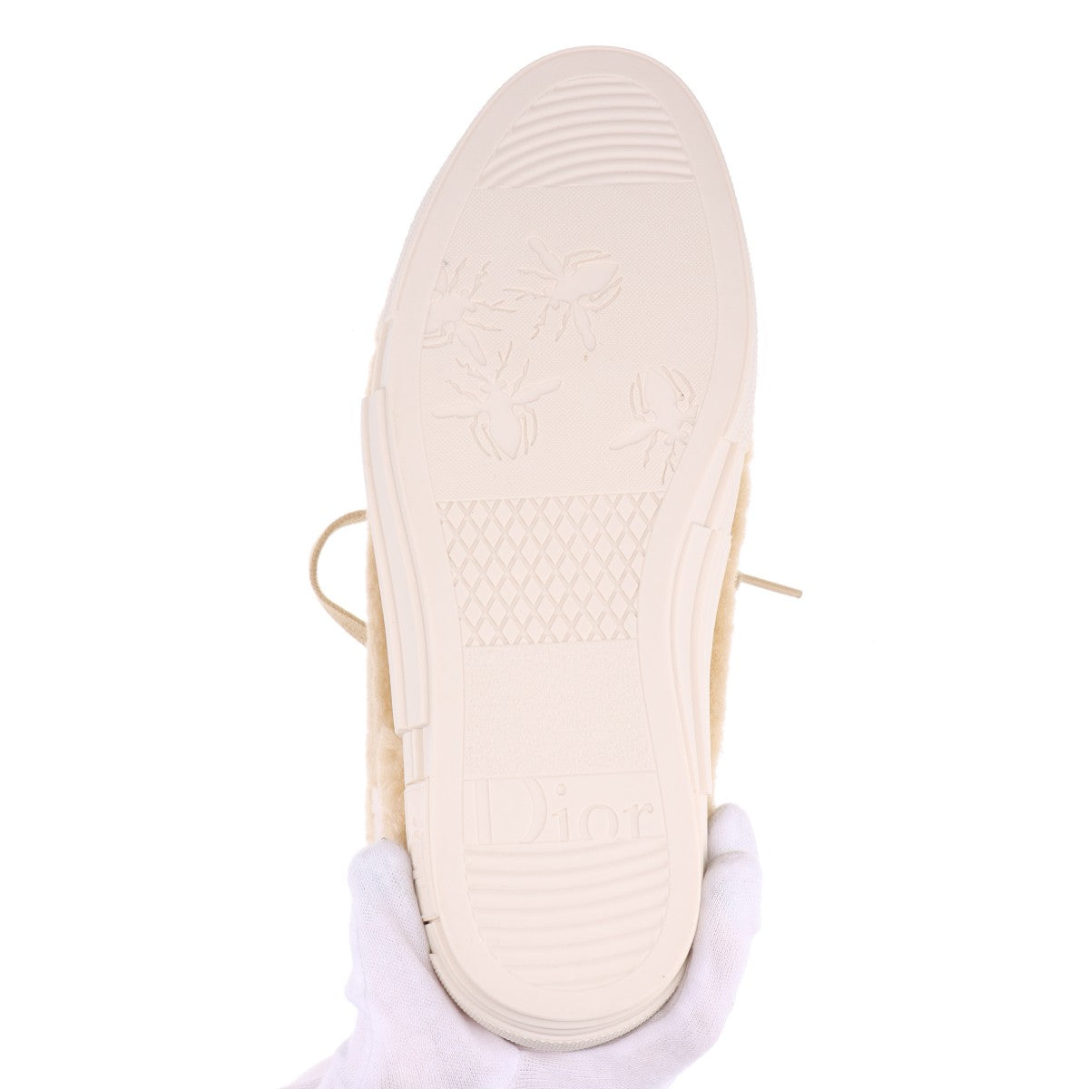 Dior  ERL Boar High Cut Sneaker EU37  Beige DC1022 Lovit Motif