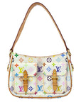 Louis Vuitton 2005 White Monogram Multicolor Lodge PM Handbag M40053