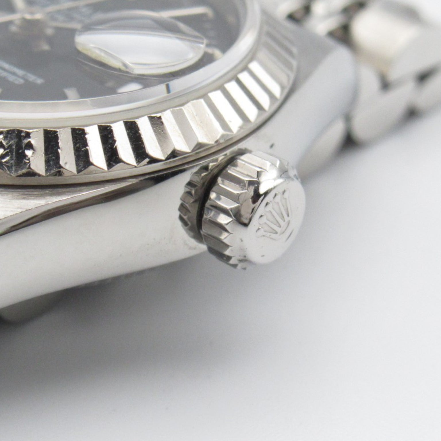 Rolex Rolex Datejust T  Watch Watch K18WG (White G) Stainless Steel  Black BA 69174