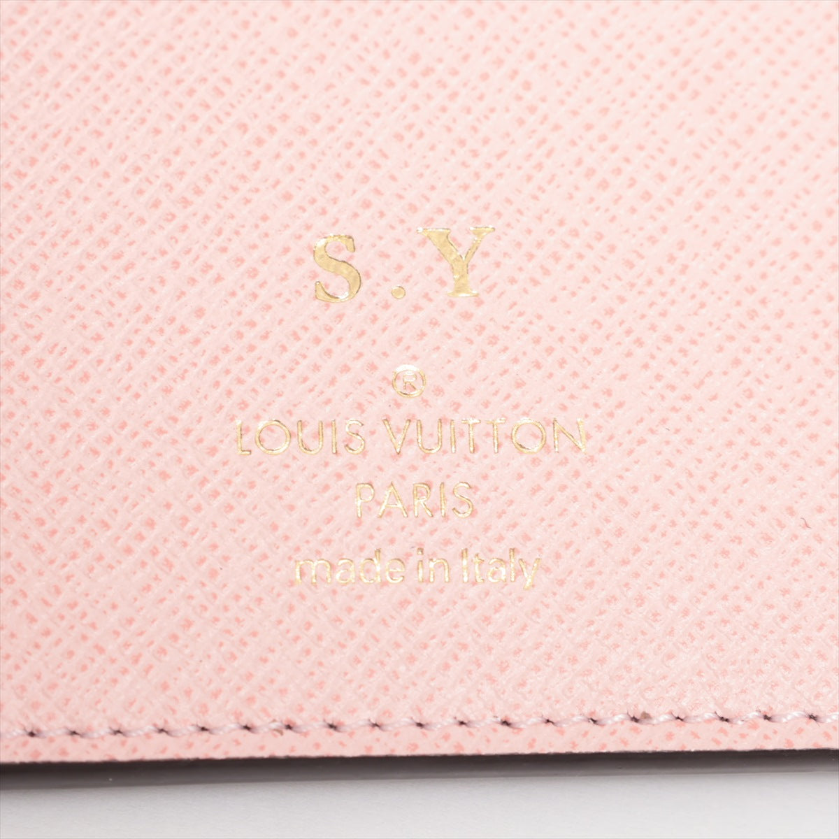 Louis Vuitton Monogram Portfolio Juliet M80973 Rose Valerie Compact Wallet Initial Into