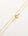 Arc Cross Diamond Necklace K18 (YG) 1.0g