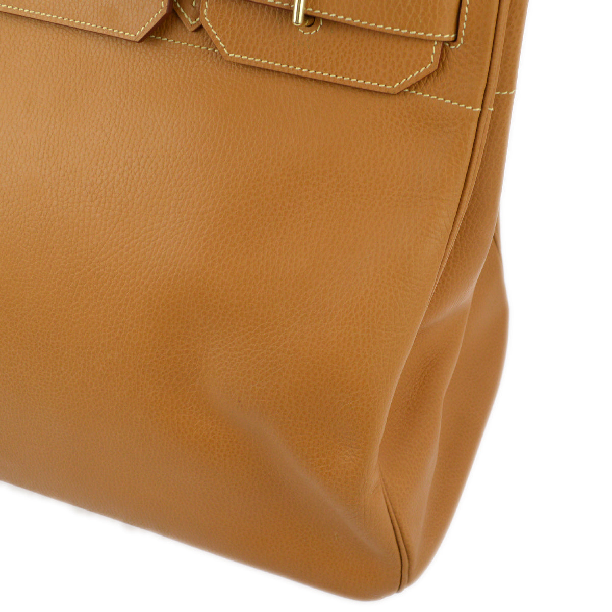 Hermes Gold Ardennes Haut a Courroies 45 Handbag