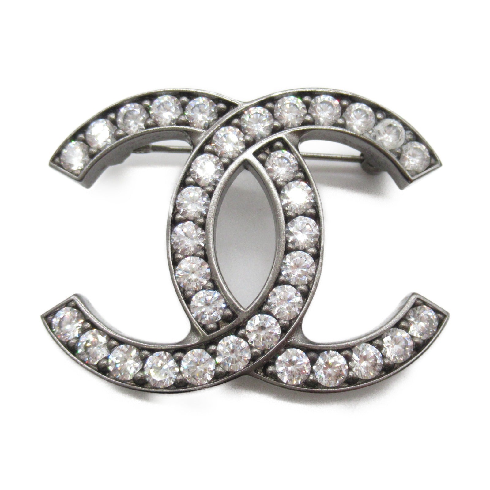 Chanel Chanel Coco Brooch Brochure Accessories Strass  Black/Clear