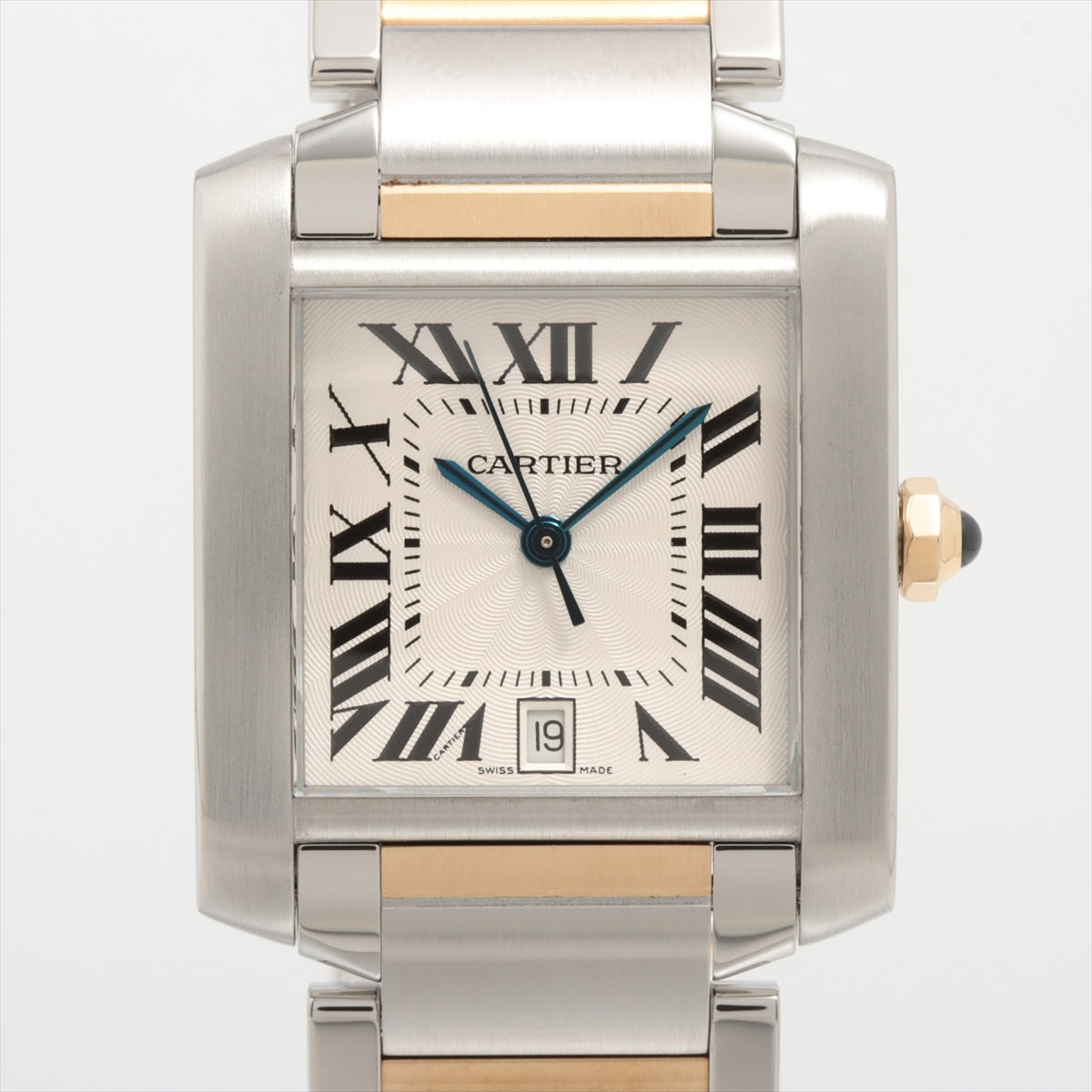 Cartier Tank Franchise W51005Q4 SSYG AT Silver  Disc