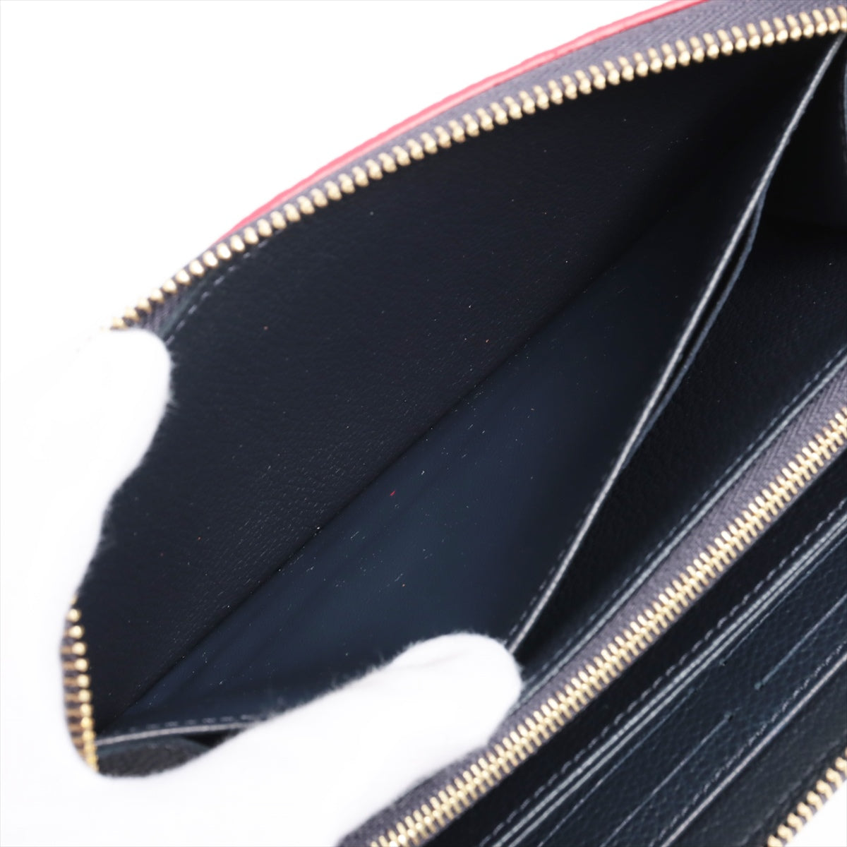 Louis Vuitton Implant  Wallet M62121 Marine Round Zip Wallet
