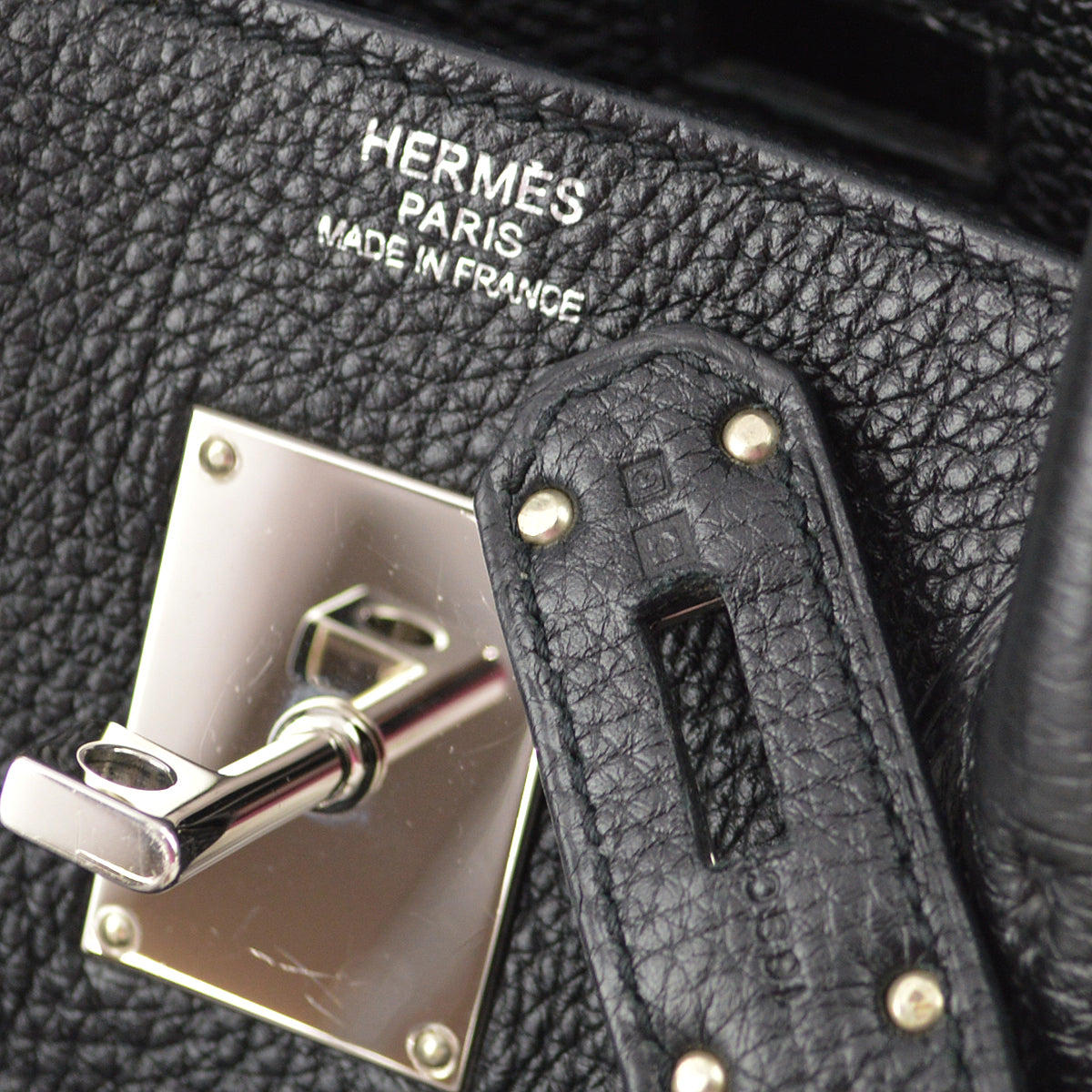 Hermes 2013 Black Togo Haut a Courroies HAC 40