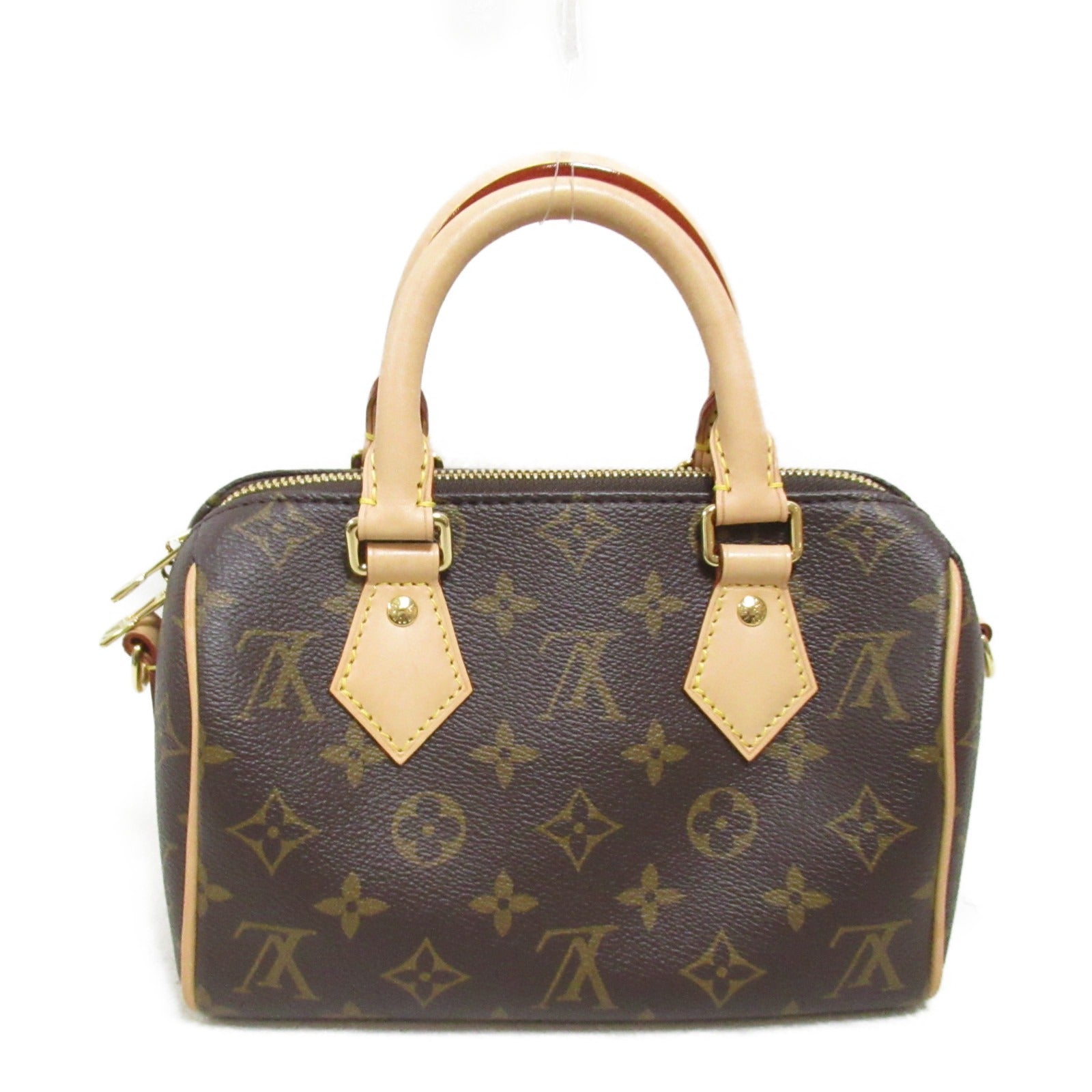 Louis Vuitton Speedy Bandier 202w Shoulder Bag 2way Shoulder Bag 2way Shoulder Bag PVC  Linen  Brown M46234
