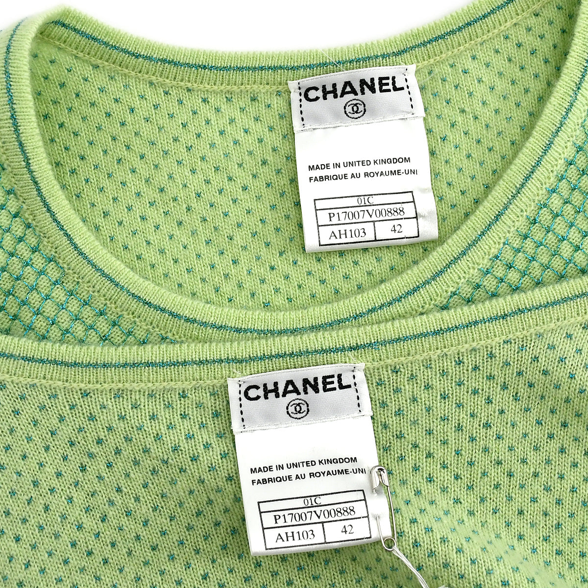 Chanel Cruise 2001 top and cardigan set 